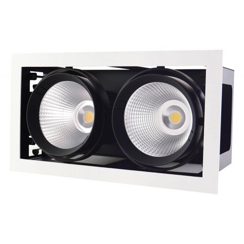 JUPİTER LD434 IKILI ÇERÇEVELI LED SPOT 60W (3000K)