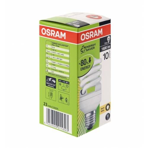 23W/865 E27 TWİST SPİRALLİ TASARRUFLU AMPUL OSRAM BEYAZ IŞIK