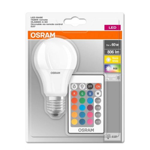 OSRAM LED AMPUL 9W E27 RENK DEĞİŞTİREN KUMANDALI DIM