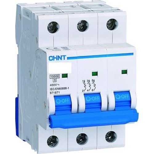 CHINT OTOMATİK SİGORTA NB7 SERİSİ B TİPİ 1 A ÜÇ KUTUP 6kA