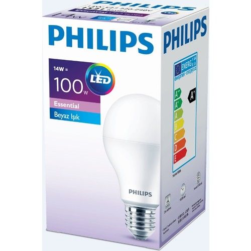 PHILIPS LED AMPUL 14W-100W E27  6500K BEYAZ IŞIK