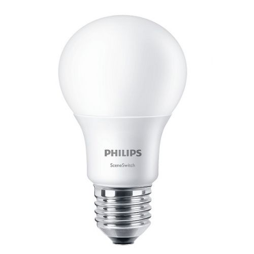 9.5-60W 220V E27 827/840 806lm A60 SceneSwitch LED AMPUL PHILIPS