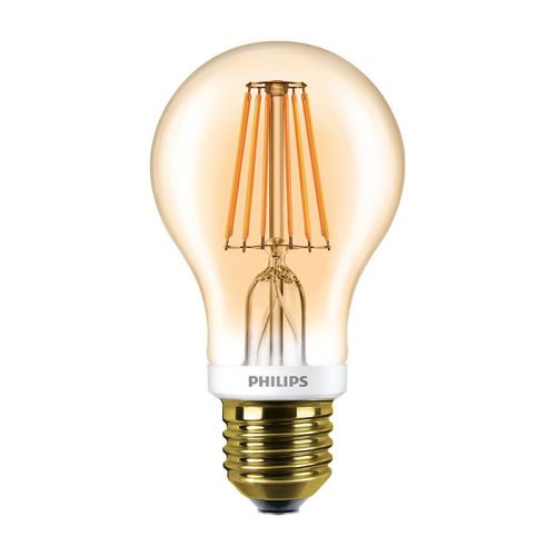 7.5-48W 220V E27 820 610lm DİMLİ GOLD A60 DECO LED AMPUL PHILIPS