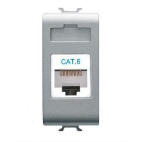 CHORUS TİTANYUM MKZ 1M DATA PRİZİ RJ45  CAT.6 UTP GEWİSS