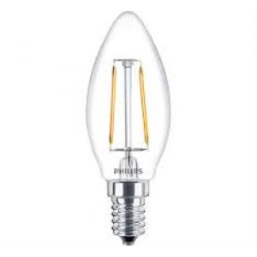 2-25W 220V E14 827 B35 CLA FLAMAN LEDCandle ND PHILIPS