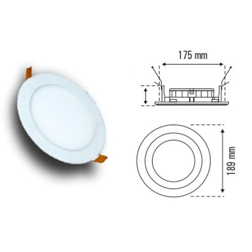 NEOS Sıva Altı Slim Panel  15W 3200K