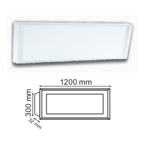 NEOS SıvaAltı Clip-in Backlight 30x120cm 45W 3200K